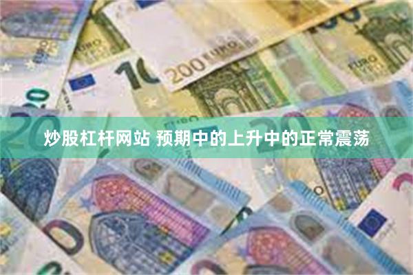 炒股杠杆网站 预期中的上升中的正常震荡