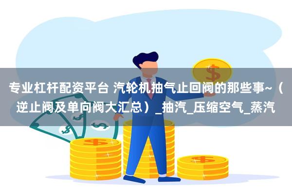 专业杠杆配资平台 汽轮机抽气止回阀的那些事~（逆止阀及单向阀大汇总）_抽汽_压缩空气_蒸汽
