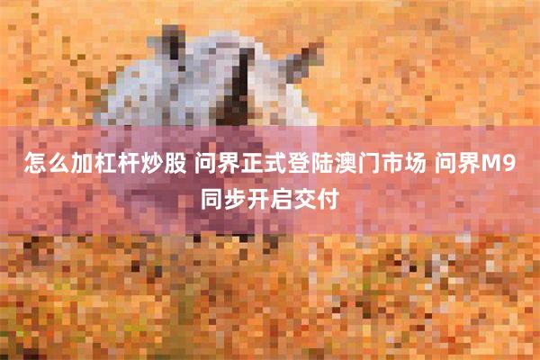 怎么加杠杆炒股 问界正式登陆澳门市场 问界M9同步开启交付