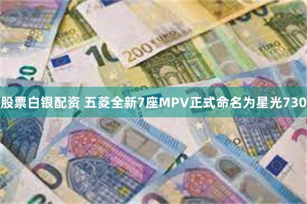 股票白银配资 五菱全新7座MPV正式命名为星光730