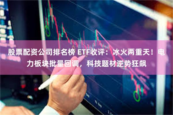 股票配资公司排名榜 ETF收评：冰火两重天！电力板块批量回调，科技题材逆势狂飙