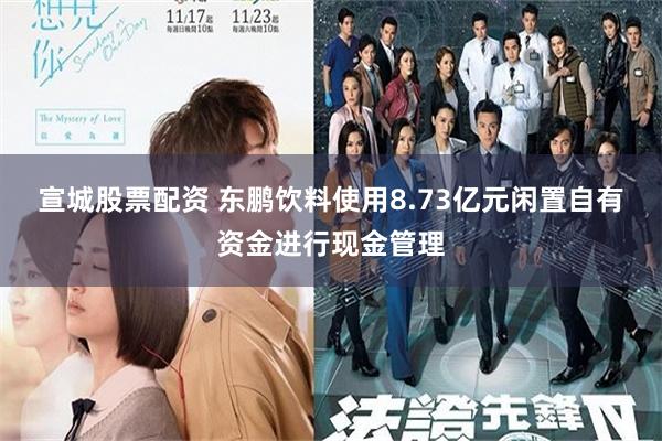 宣城股票配资 东鹏饮料使用8.73亿元闲置自有资金进行现金管理
