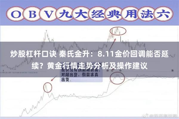 炒股杠杆口诀 秦氏金升：8.11金价回调能否延续？黄金行情走势分析及操作建议