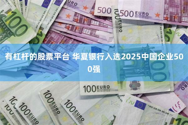 有杠杆的股票平台 华夏银行入选2025中国企业500强